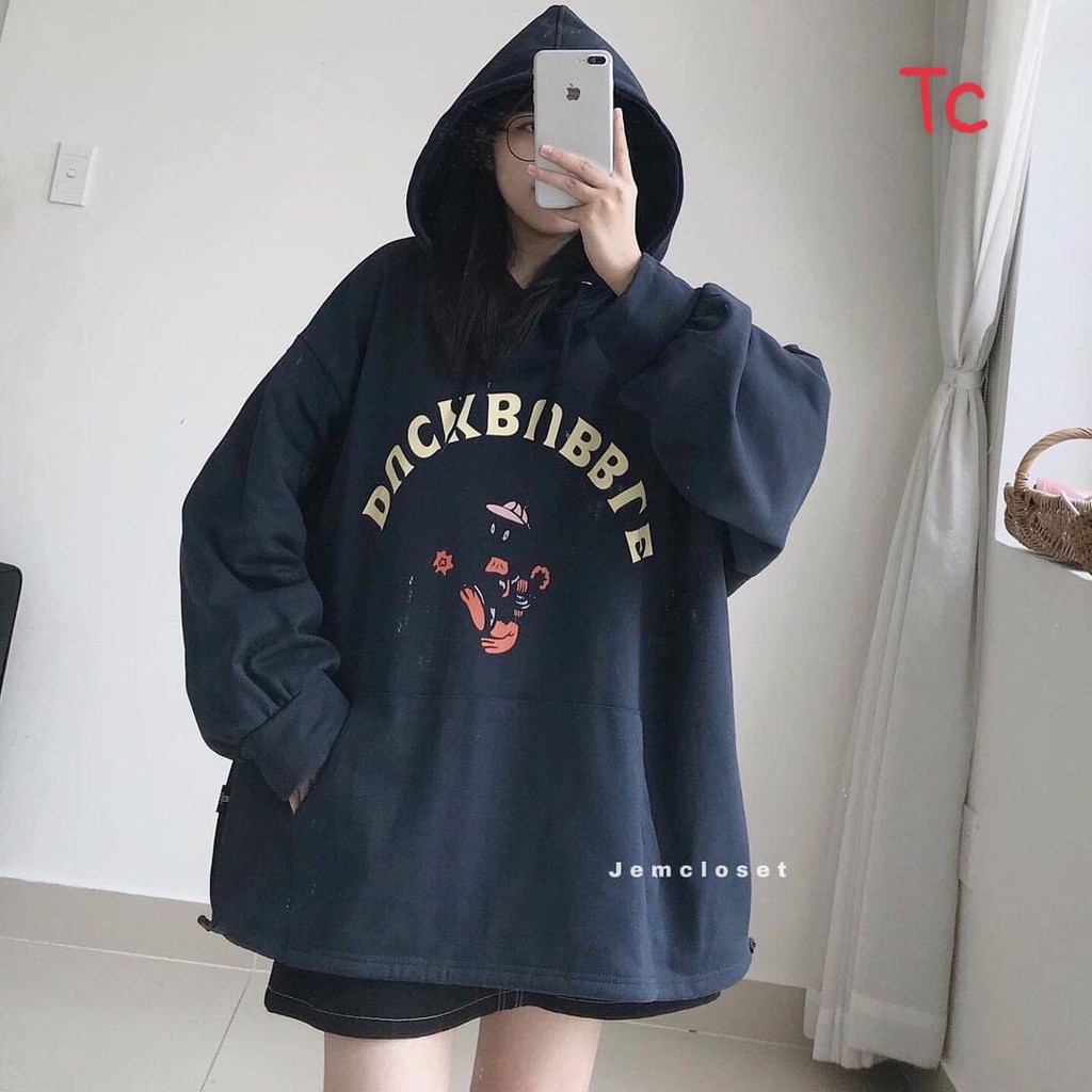 Áo Khoác Hoodie Nỉ Unisex Nam Nữ Form Rộng Tay Bồng In Hình Thú Ulzzang | BigBuy360 - bigbuy360.vn