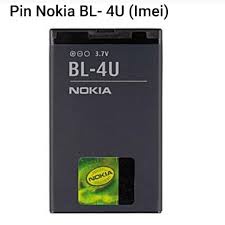 Pin nokia BL-4U dung lượng 1000mAh tướng thích nokia 8800 Arte -206-e66,/6600i/6600s/....-bảo hành 3 tháng