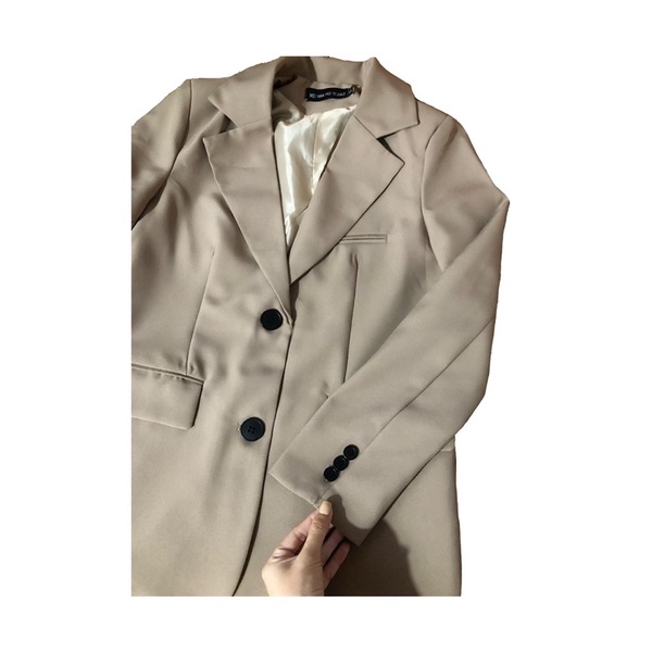 L Áo blazer 2 lớp sang chảnh kéo cuối xem feedback nhé ạ