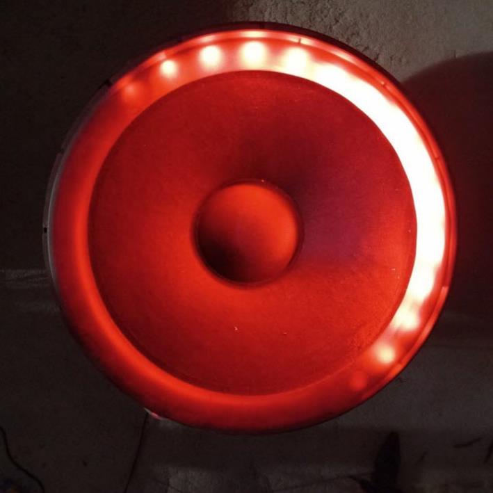 Loa bass 40 kèm đèn led nháy theo nhạc tròn công suất 150W - 250W 4 ôm mẫu mới năm 2022