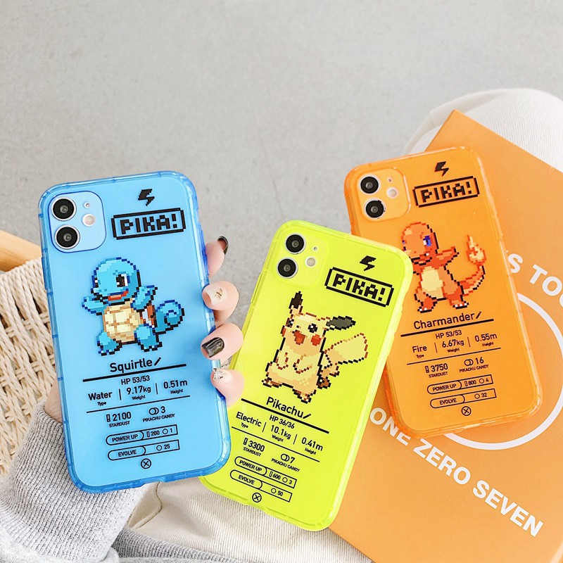 Ốp lưng iphone Pikachu Pika neon dẻo mềm 5/5s/6/6plus/6s/6splus/7/7plus/8/8plus/x/xr/xs/11/12/pro/max/plus/promax | BigBuy360 - bigbuy360.vn