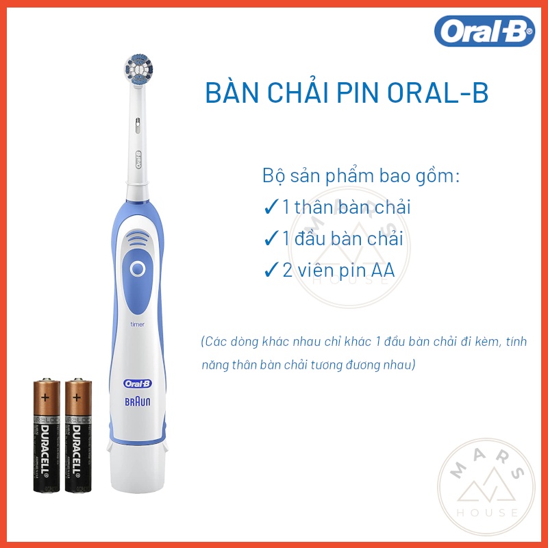 Bàn Chải Đánh Răng Pin Oral-B