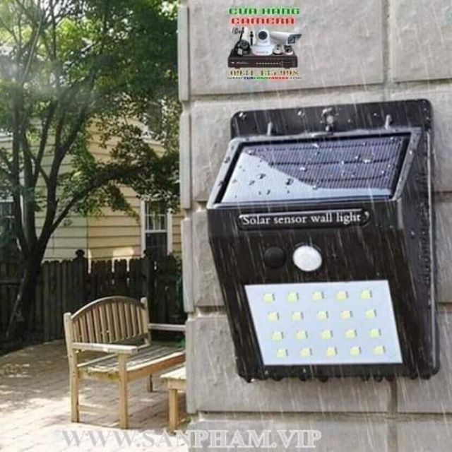 Đèn led cảm ứng tích điện bằng năng lượng mặt trời