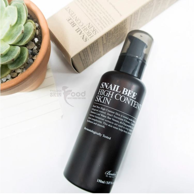 Nước Hoa Hồng Phục Hồi, Tái Tạo, Làm Dịu Da Benton Snail Bee High Content Skin 150ml