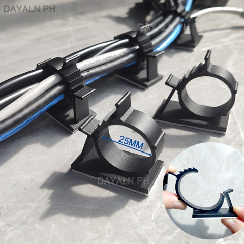 Kẹp cáp có thể điều chỉnh có thể được dán trực tiếp