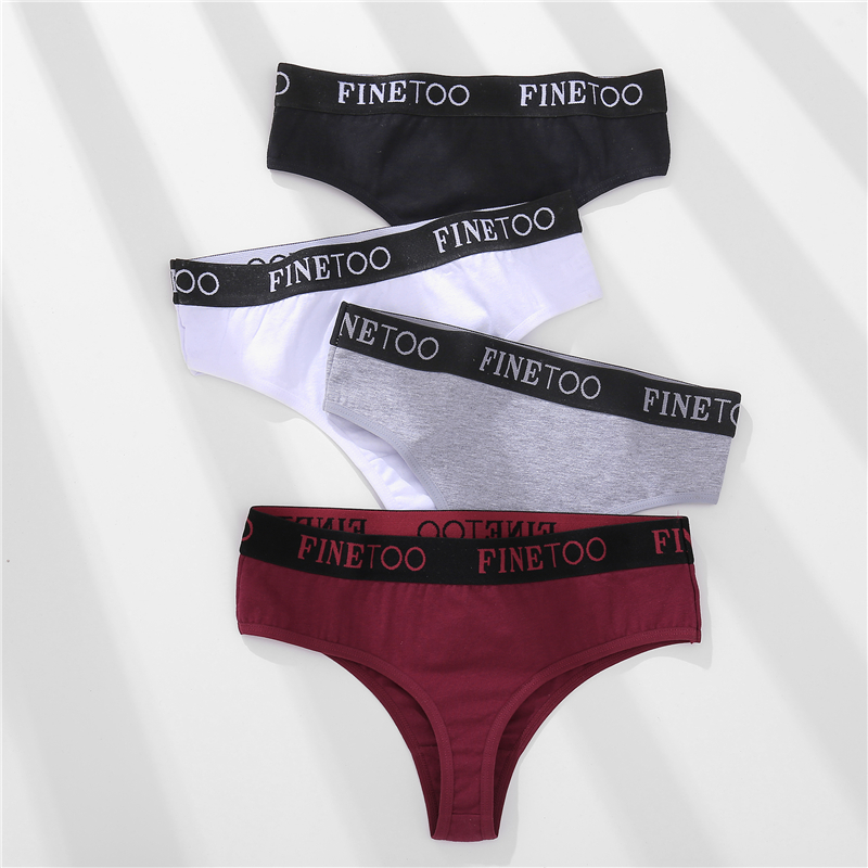 Quần lót lọt khe CUTEBYTE vải cotton gợi cảm thời trang cho nữ