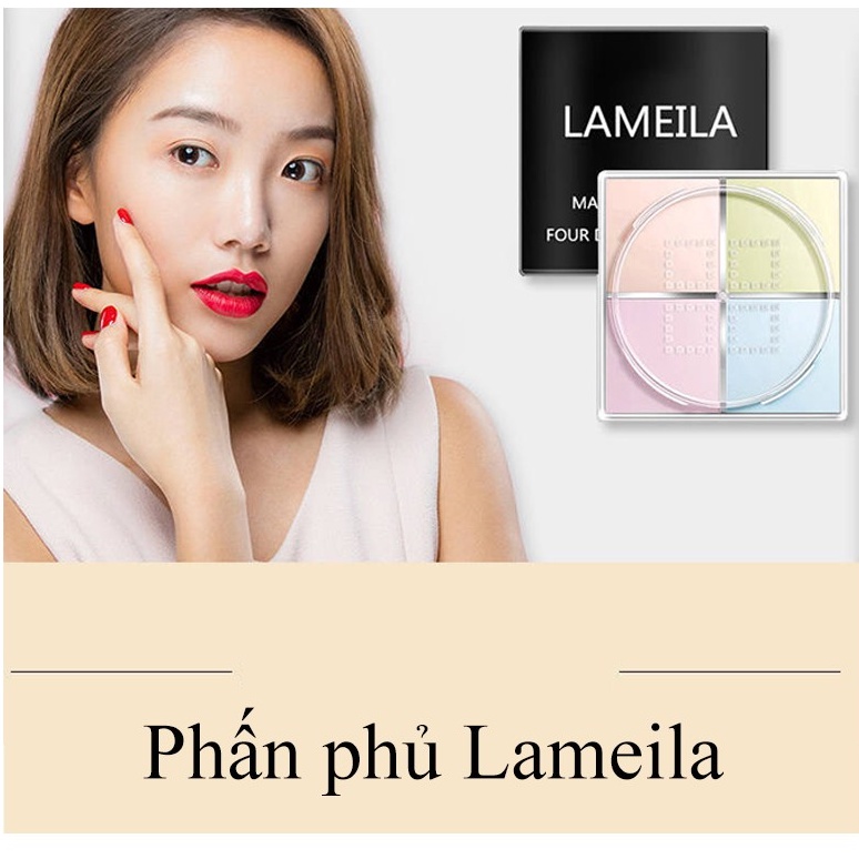 Phấn Phủ Bột 4 Màu Kiềm Dầu Kháng Nước Lâu Trôi Lameila Neity LPP1 | BigBuy360 - bigbuy360.vn