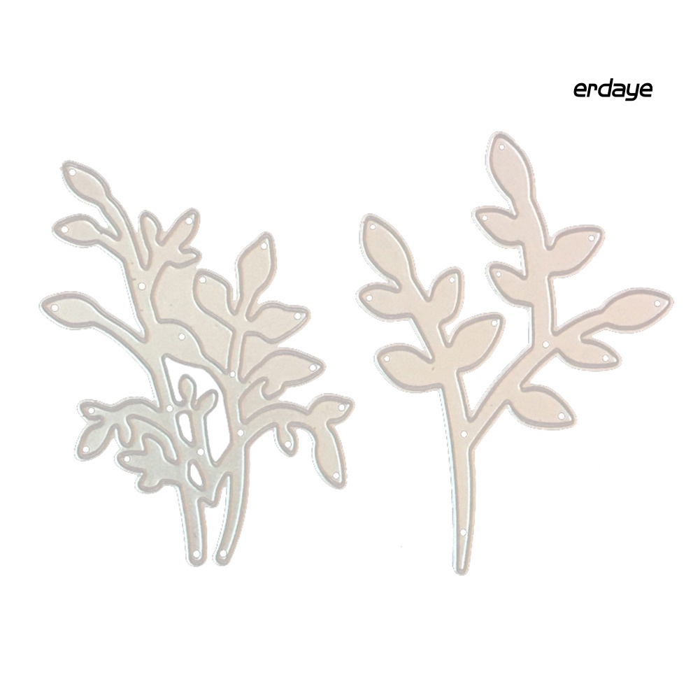 Khuôn cắt giấy làm từ kim loại hình lá trang trí sổ lưu niệm