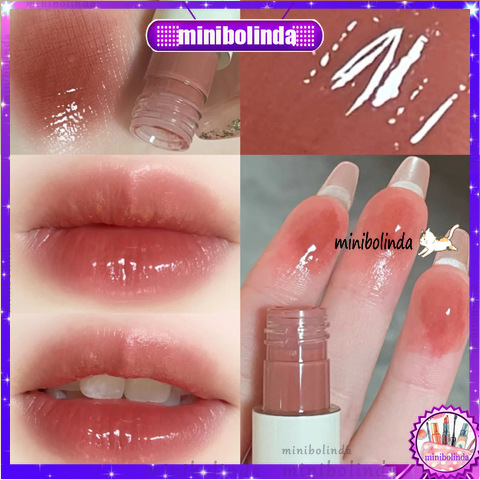 ✨(Hàng Mới Về) Son Kem Daimanpu Dưỡng Ẩm Thiết Kế Vỏ Hình Gấu Dễ Thương