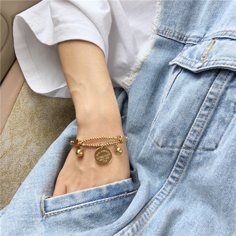 Vòng Đeo Tay Bằng Thép Titan Không Phai Thiết Kế Đơn Giản Thời Trang Cho Nữ | BigBuy360 - bigbuy360.vn