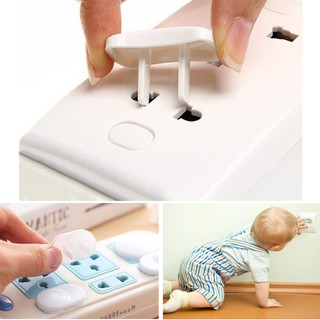 Combo 10 Nút Bịt ổ cắm điện An Toàn Cho Bé ( Loại 2 & 3 chân )