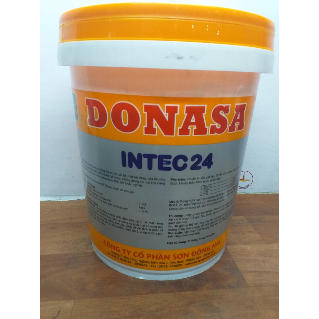 Vật liệu chống thấm sàn và tường Donasa Intec 24 _ Thùng 18kg