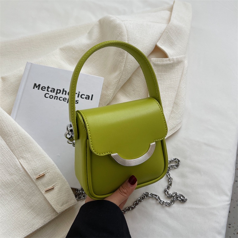 Túi đeo vai IELGY phối dây xích thời trang đơn giản dành cho nữ