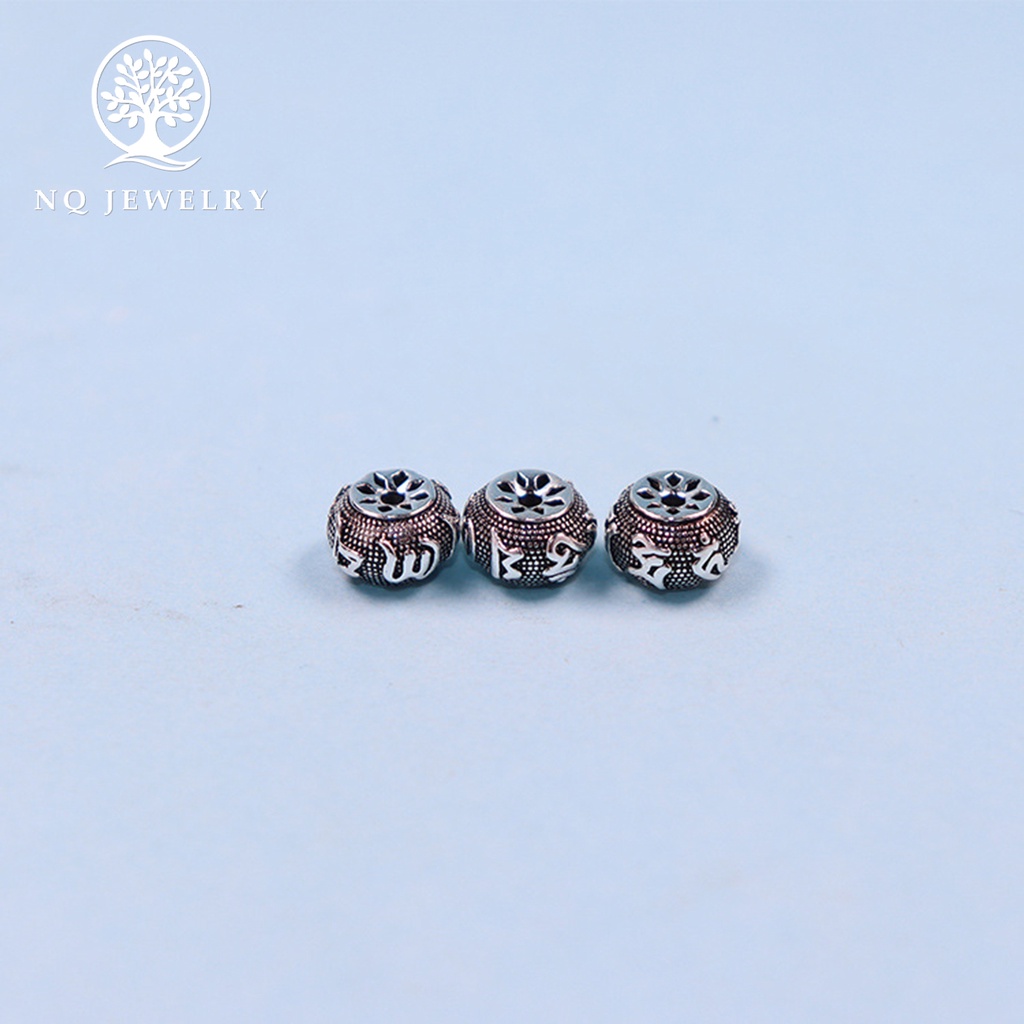 Charm chặn hạt lục tự đại minh chú - NQ Jewelry