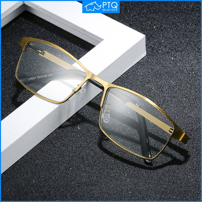 Kính Đọc Sách Gọng Kim Loại Chống Ánh Sáng Xanh Thời Trang Cho Người Lớn Tuổi