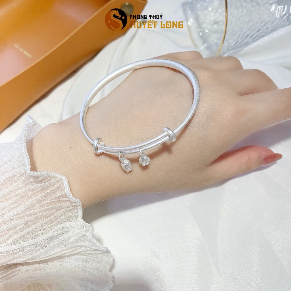 Vòng Tay Bạc Nữ s925 Kiểu Đơn Giản, Lắc Bạc Nữ Cao Cấp Thời Trang