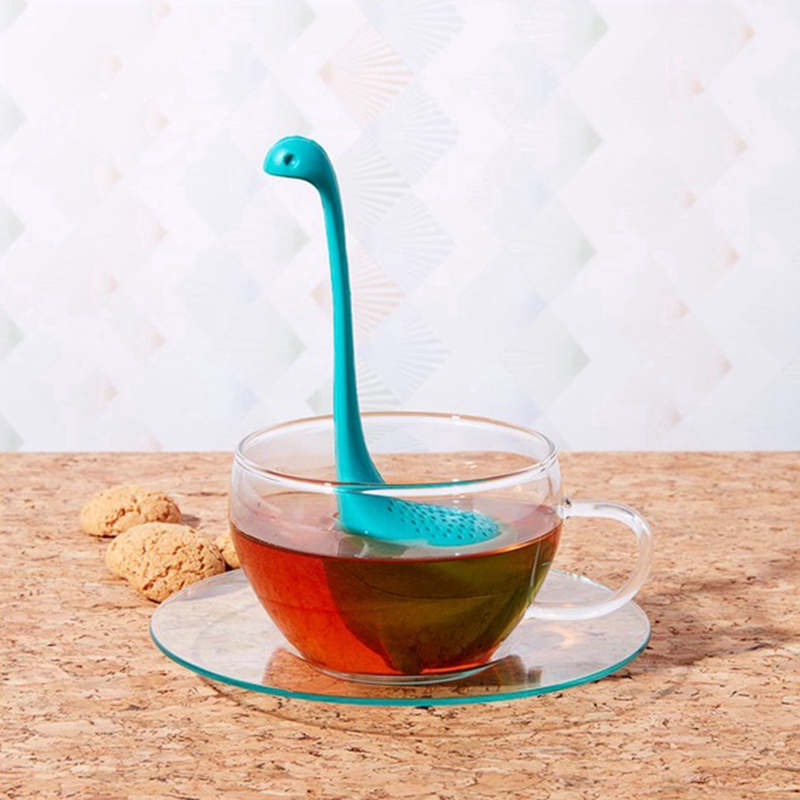 Dụng cụ lọc trà bằng silicon thiết kế hình quái vật hồ Loch Ness độc đáo