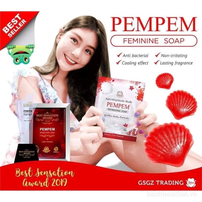 Xà phòng làm hồng se khít cô bé PEMPEM REFRESHING SOAP