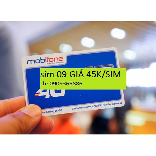 Sim số đẹp Mobifone 10 số giá rẻ