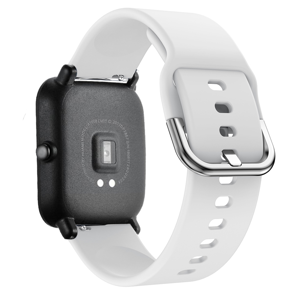 HAYLOU Dây Đeo Thay Thế Chất Liệu Silicon Thiết Kế Sọc Gân Cho Xiaomi Amazfit Gts 2 Mini / Gts 2e / Bip U / Bip 1s / Bip Lite / Comi Ls02 / Gtr 42mm / Comi P8