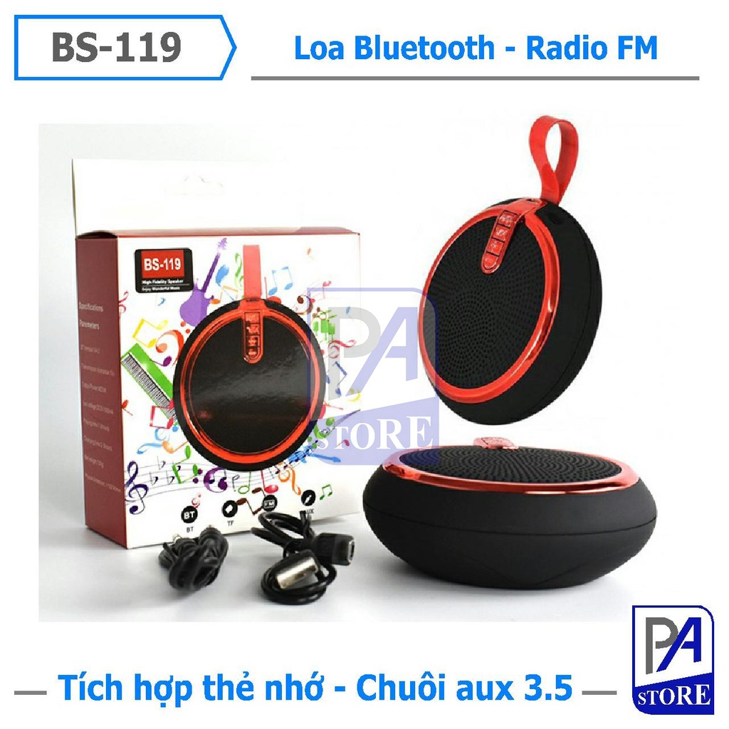 Loa Bluetooth Mini Phong Cách, Âm Thanh Siêu Chuẩn, BS-119