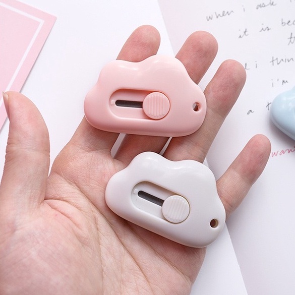 Dao Rọc Giấy Mini, Nhỏ Xinh Hình Đám Mây Cute Dễ Thương Warm&amp;Cute A205