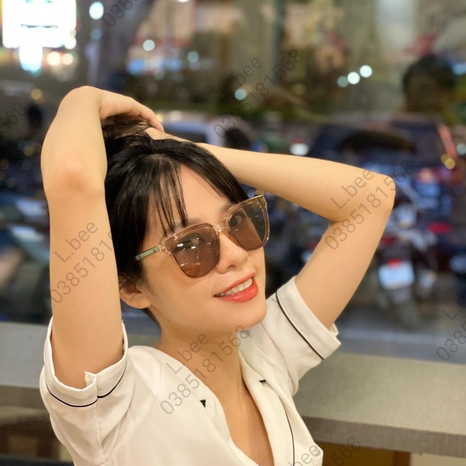 Kính râm vuông sẵn tròng chống UV, kính mát thời trang nữ 6L035B