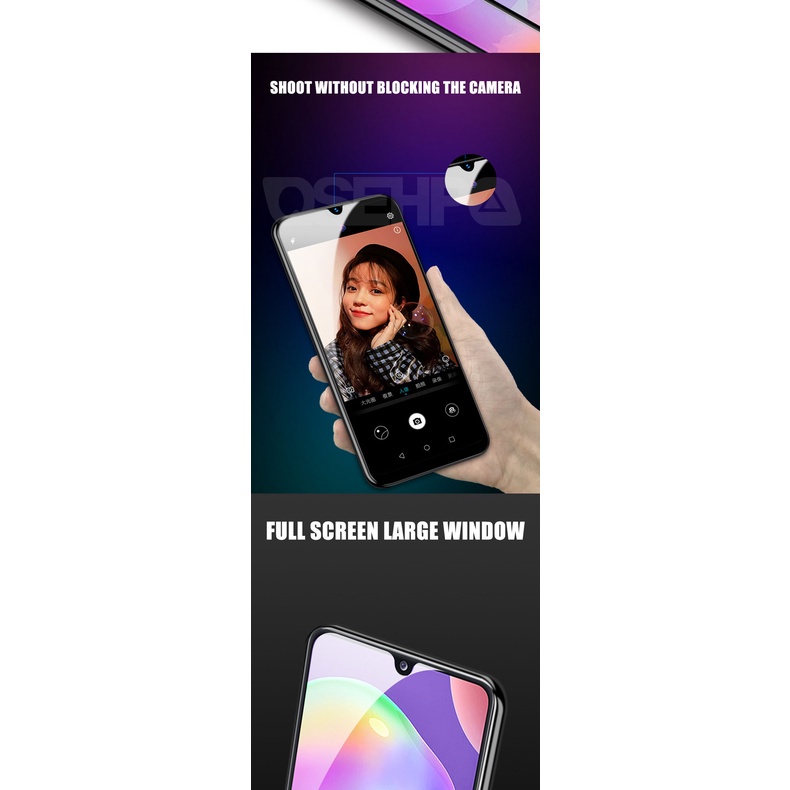 Ốp Điện Thoại Kính Cường Lực 9D Bảo Vệ Toàn Diện Cho Samsung Galaxy A01 A11 A21 A31 A41 A51 A71 Samsung M01 M11 M21 M31 M51