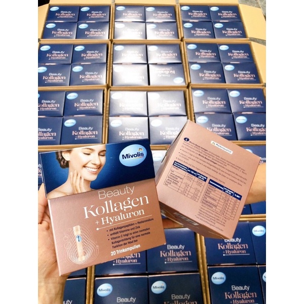 Collagen Thuỷ Phân Mivolis Beauty Kollagen Hyaluron, 20 x 25 ml