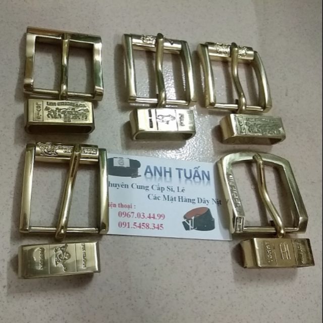 Đầu Khoá Dây Nịt Đồng 100% (có bán kèm dây)