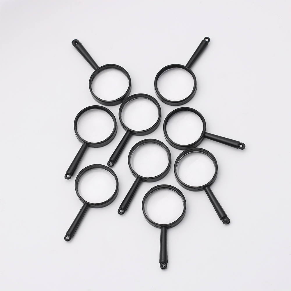 Set 1/ 5/ 10 chiếc kính lúp mini bằng nhựa kích thước 25mm