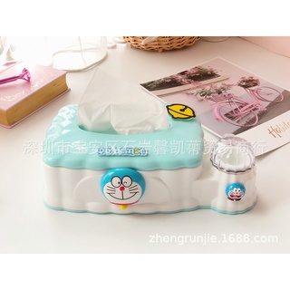 Hộp đựng khăn giấy Kitty có chỗ đựng tăm