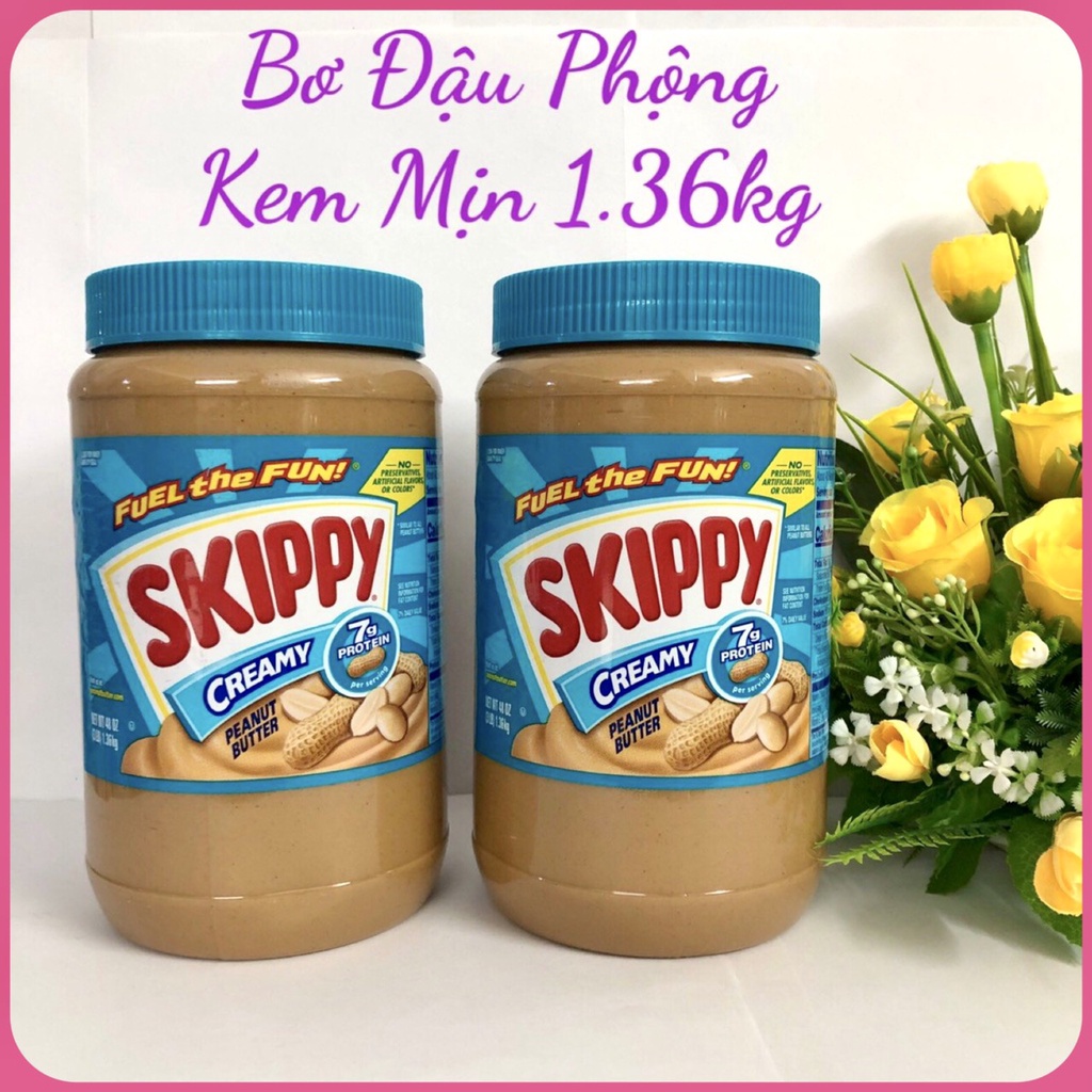 ❤ [Quận 3] Tách lẻ 1 hộp Bơ đậu phộng Skippy 1.36kg Mỹ Thơm Ngon Bổ Dưỡng [Date 11/2022]