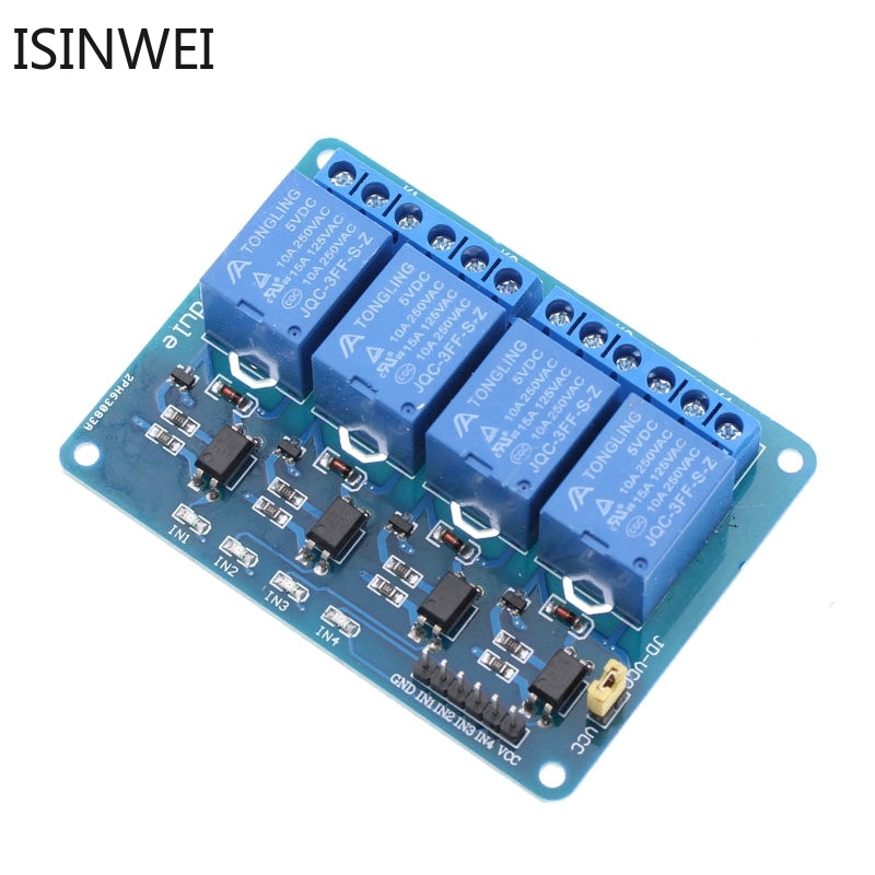 Module relay 4 kênh cao cấp 10A 5V | BigBuy360 - bigbuy360.vn