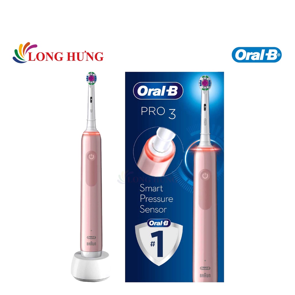 Bàn chải điện Oral-B Pro 3 3000 3D White - Hàng nhập khẩu