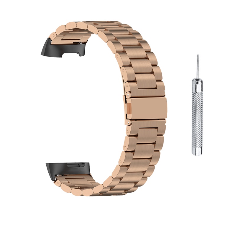 Dây Đeo Thay Thế Bằng Kim Loại Bền Chống Nước Thời Trang Cho Fitbit-Charge 5