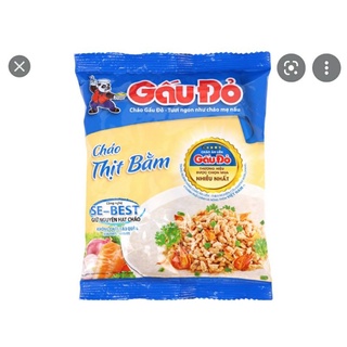Cháo thịt bằm Gấu Đỏ thùng 50 gói