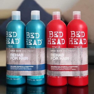 Bộ Dầu Gội Xả TiGi Bed Head màu đỏ 750ml