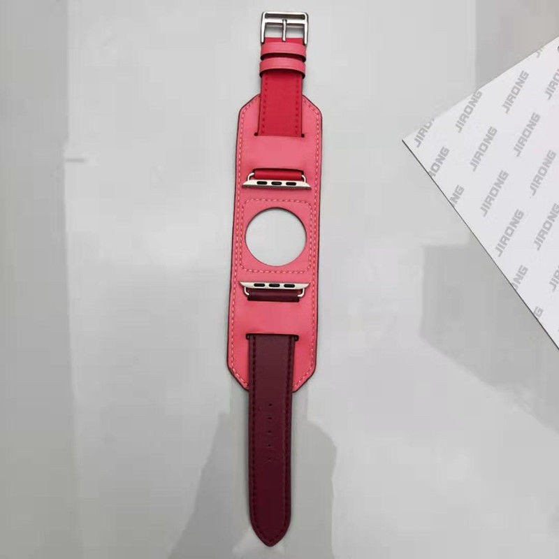 HERMES Dây Đeo Bằng Da Cho Đồng Hồ Thông Minh Apple Watch 1 / 2 / 3 / 4