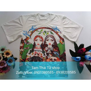 ÁO THUN IN HÌNH 2 CÔ GÁI