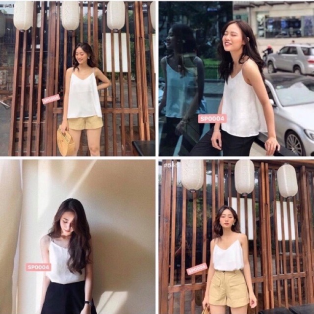 <Siêu rẻ >Áo dây luạ mặc phối nhiều kiểu _JuMe Fashion | BigBuy360 - bigbuy360.vn