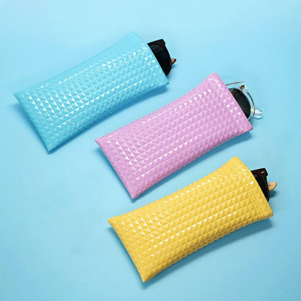 Hộp Đựng Mắt Kính Đọc Sách Bằng Da PU Màu Kẹo Ngọt WMES15H Cho Nam