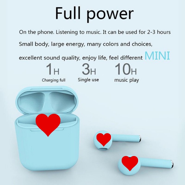 Tai Nghe Không Dây Bluetooth 5.0 inPods 12 i7 i12 TWS inPods12