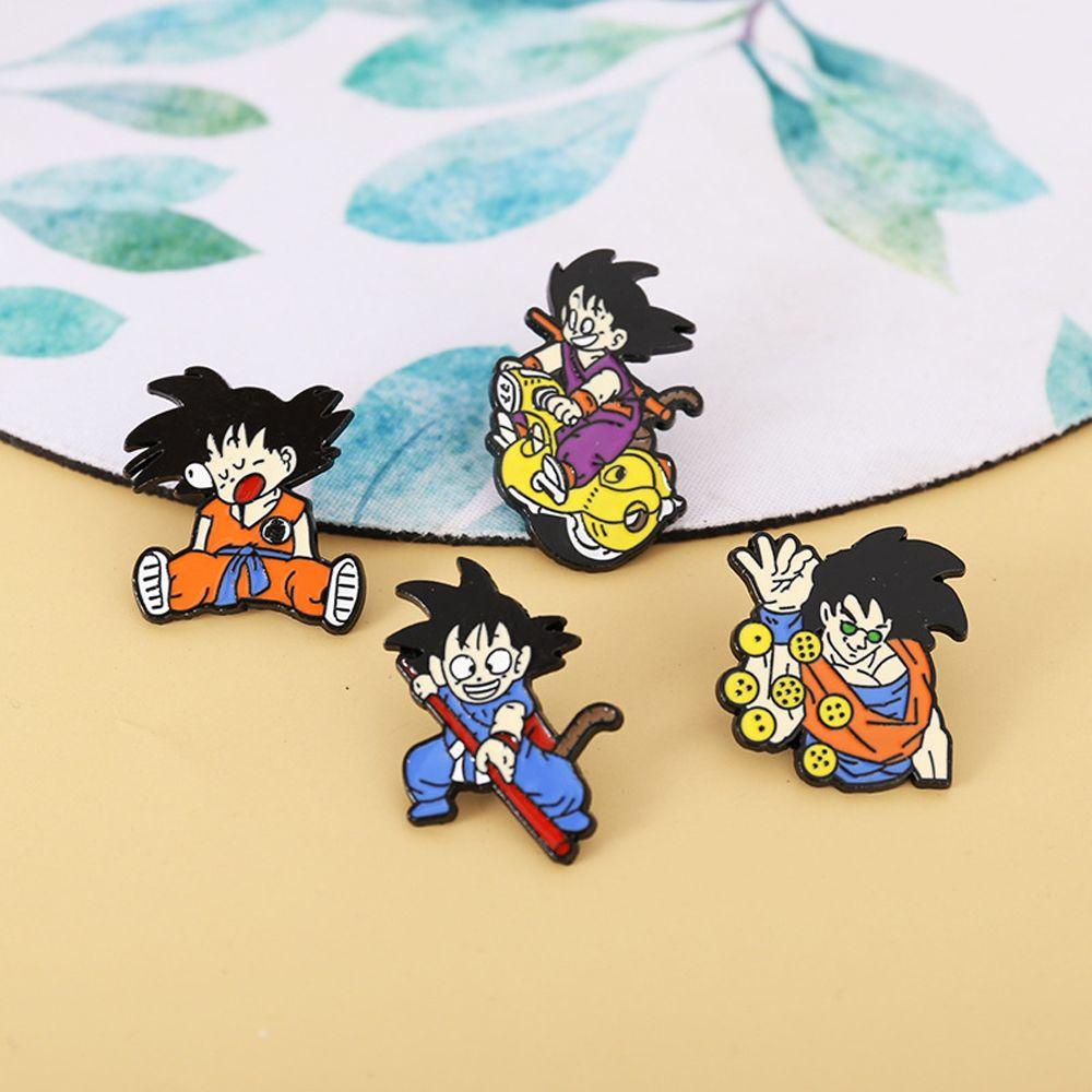 Huy Hiệu Cài Áo Hình Nhân Vật Phim Hoạt Hình Dragon Ball