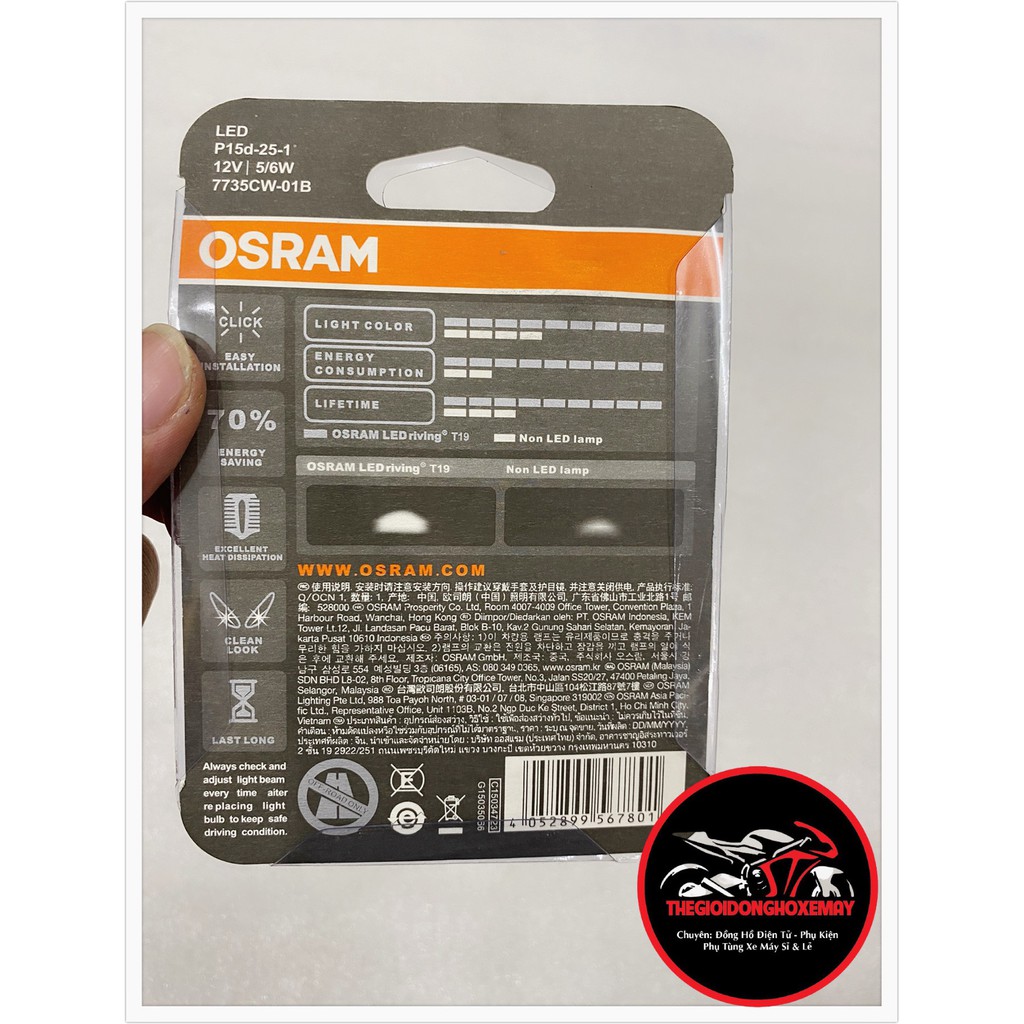 bóng đèn pha led chân m5 siếu sáng Osram