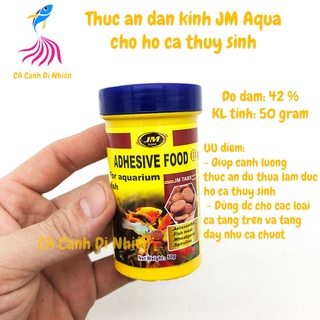 Thức ăn dán kính JM Aqua 50 gram cho cá cảnh thủy sinh