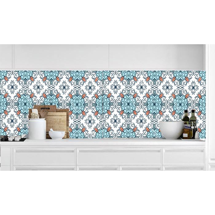 Decal dán bếp họa tiết cổ điển BINBIN GB04 (Có keo sẵn)