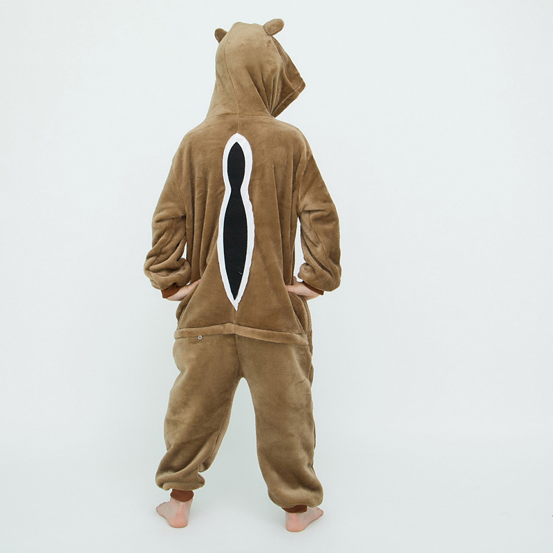 Bộ Đồ Ngủ Liền Thân Hóa Trang Động Vật Chipmunk Dành Cho Bé