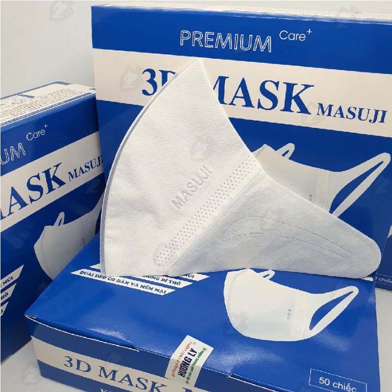 Khẩu Trang 3D Mask Masuji Hộp 50 chiếc