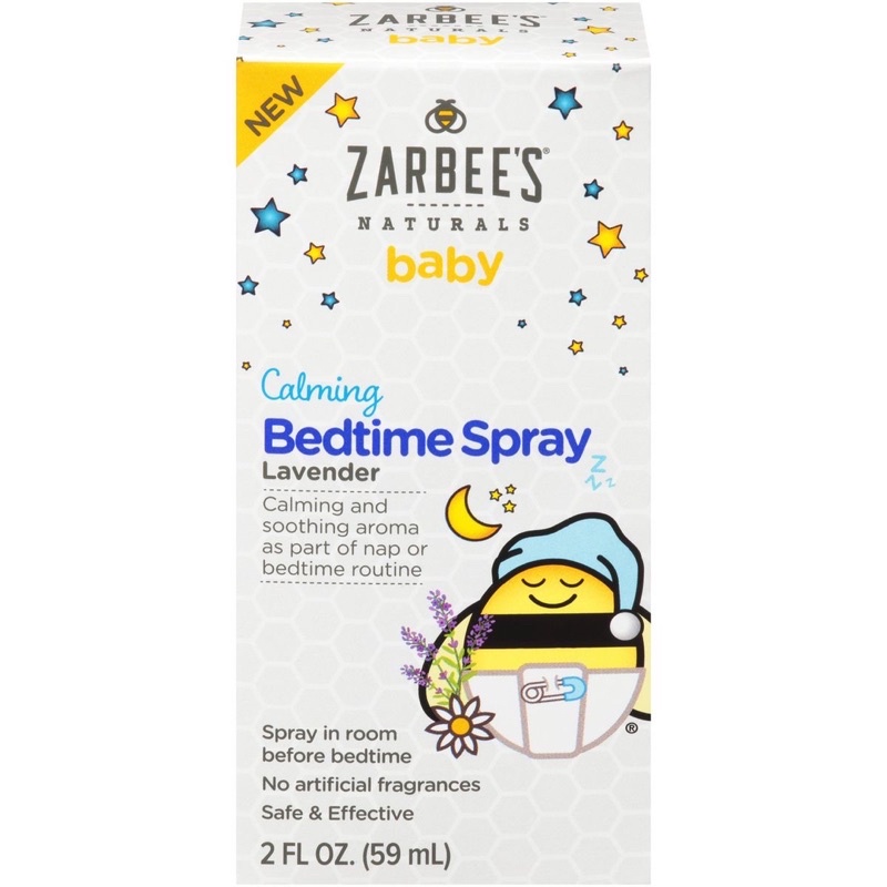 Xịt phòng giúp bé ngủ ngon Zarbees Calming Bedtime 59ml